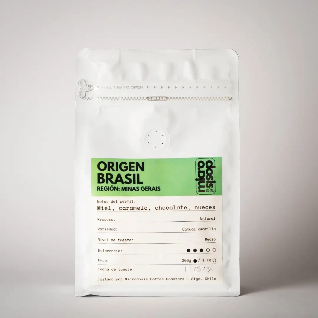 Café de especialidad · Origen Brasil · Minas Gerais