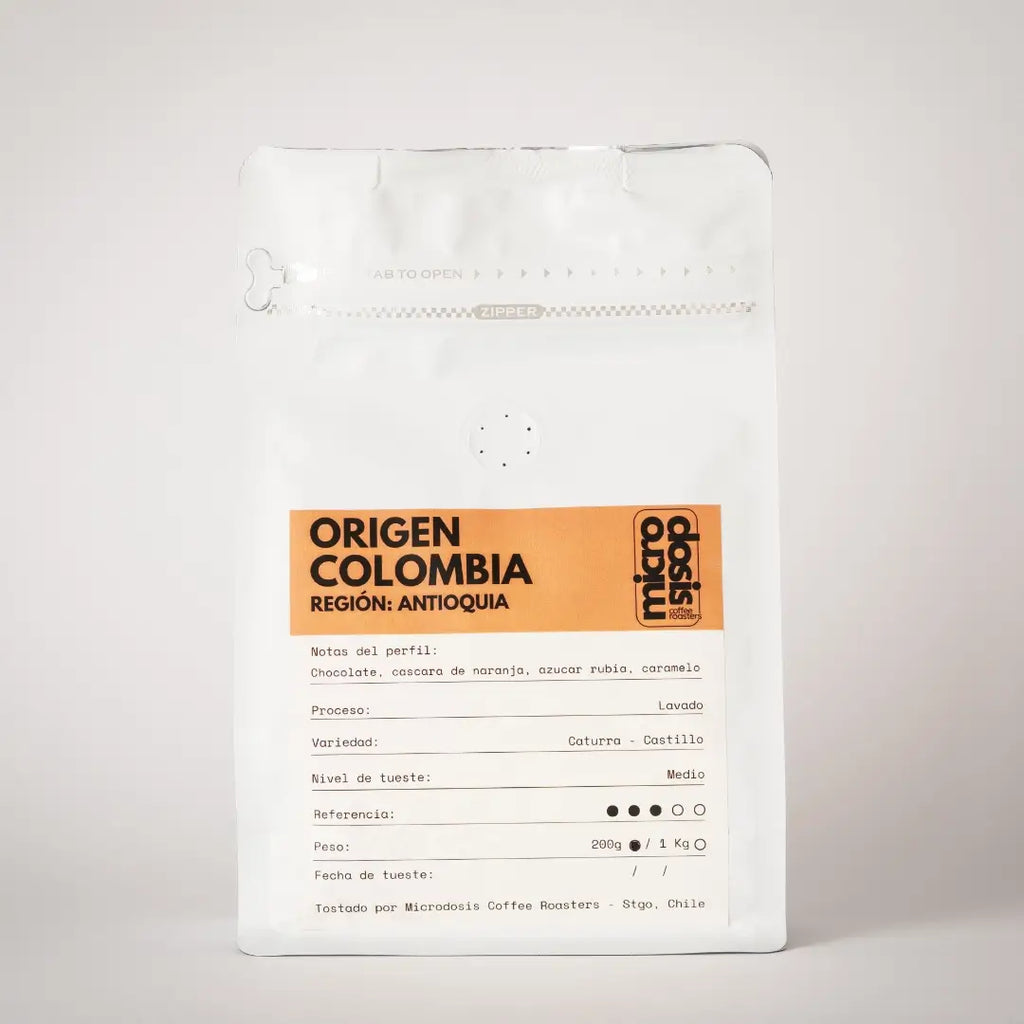 Café de especialidad · Origen Colombia · Antioquia