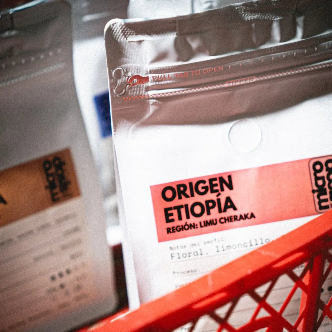 Café de especialidad · Origen Etiopía · Limu Cheraka