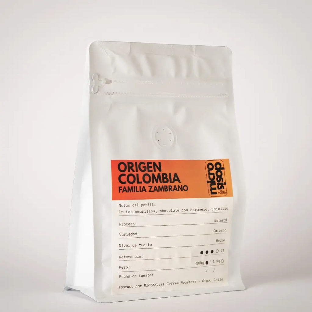 Café de especialidad · Origen Colombia · Familia Zambrano