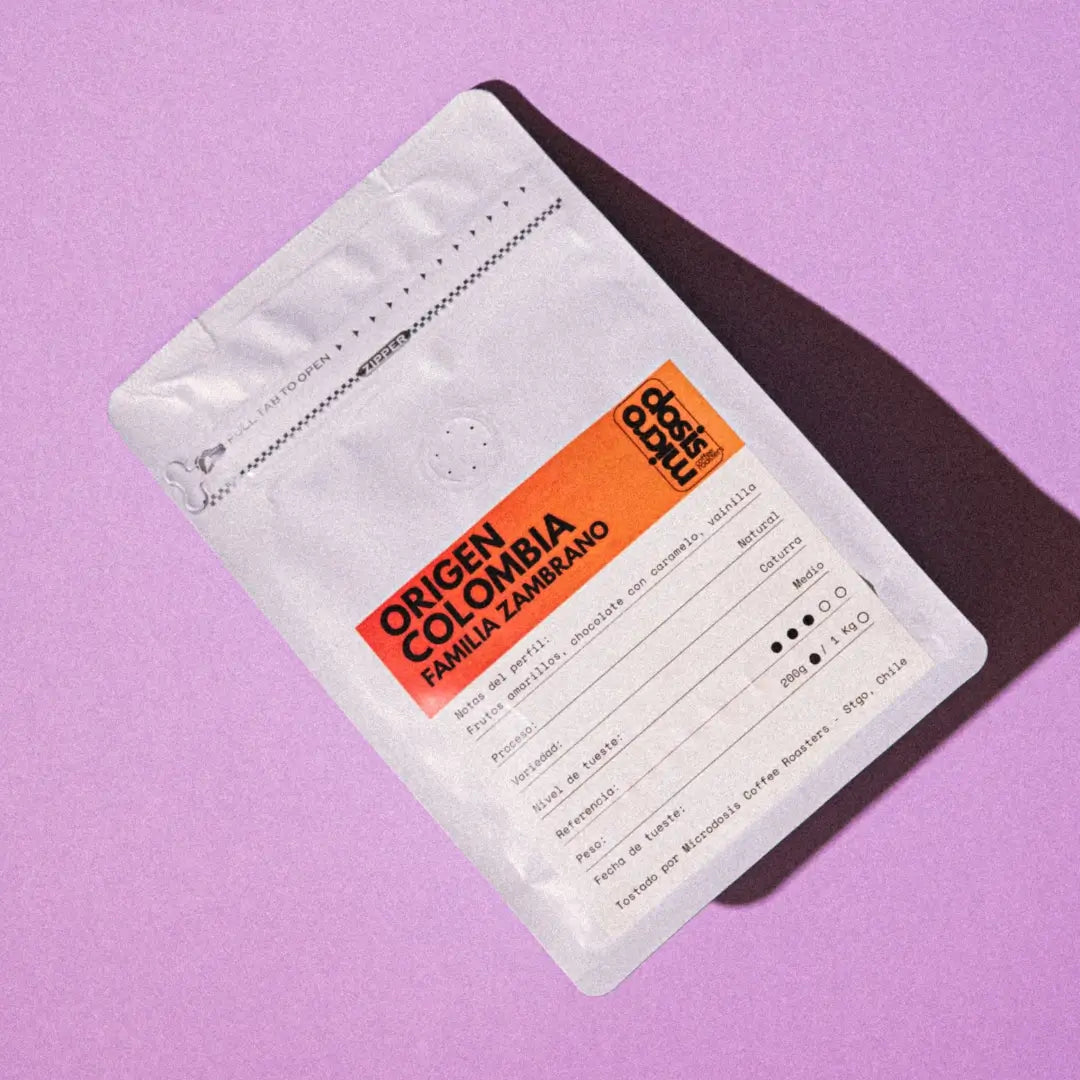 Café de especialidad · Origen Colombia · Familia Zambrano