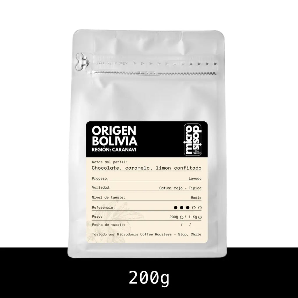 Café de especialidad · Origen Bolivia · Caranavi