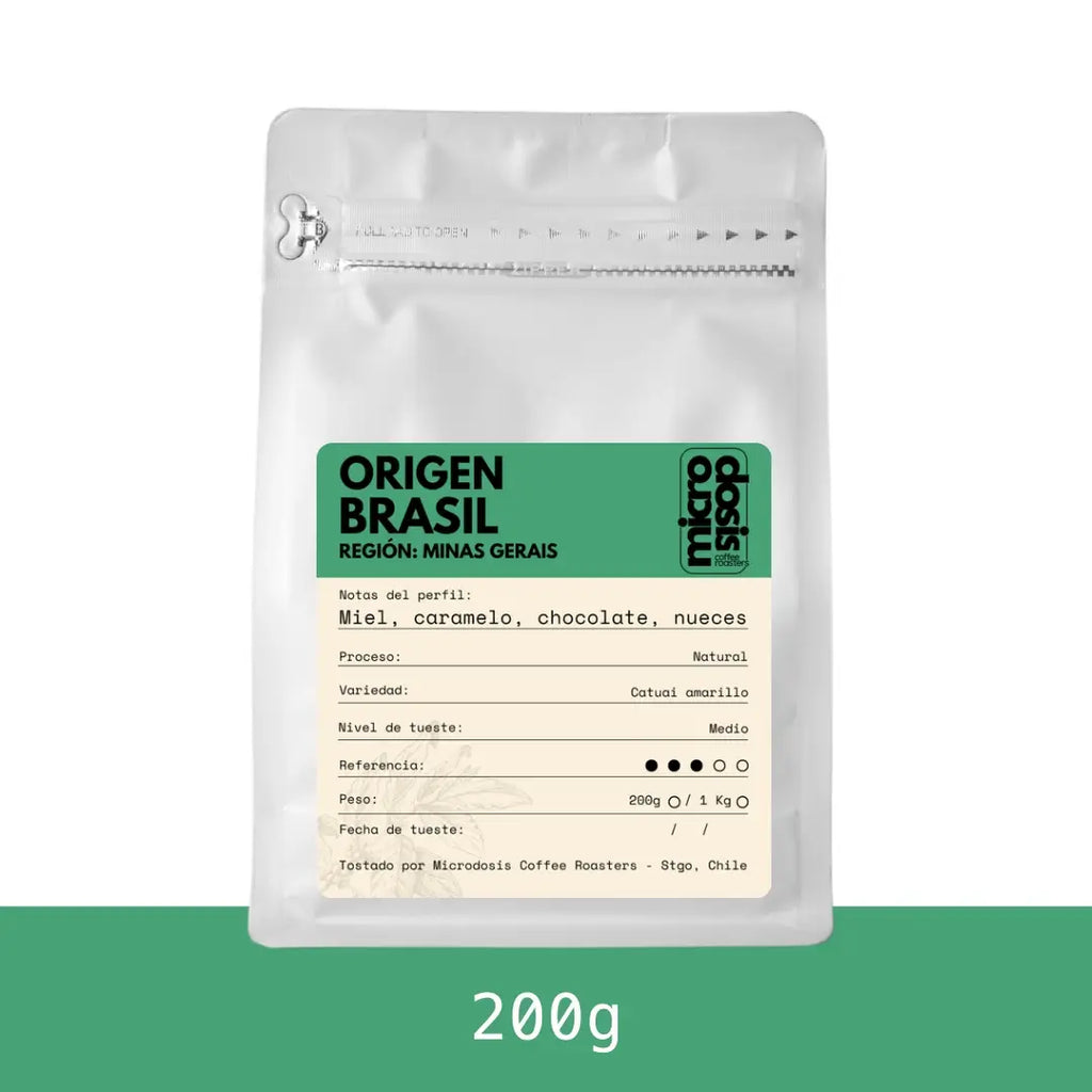 Café de especialidad · Origen Brasil · Minas Gerais