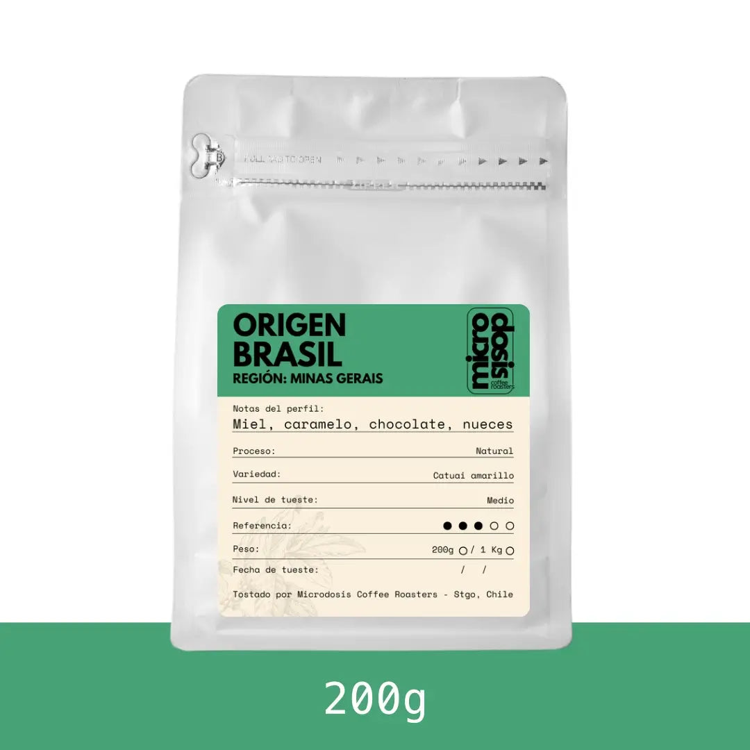 Café de especialidad · Origen Brasil · Minas Gerais