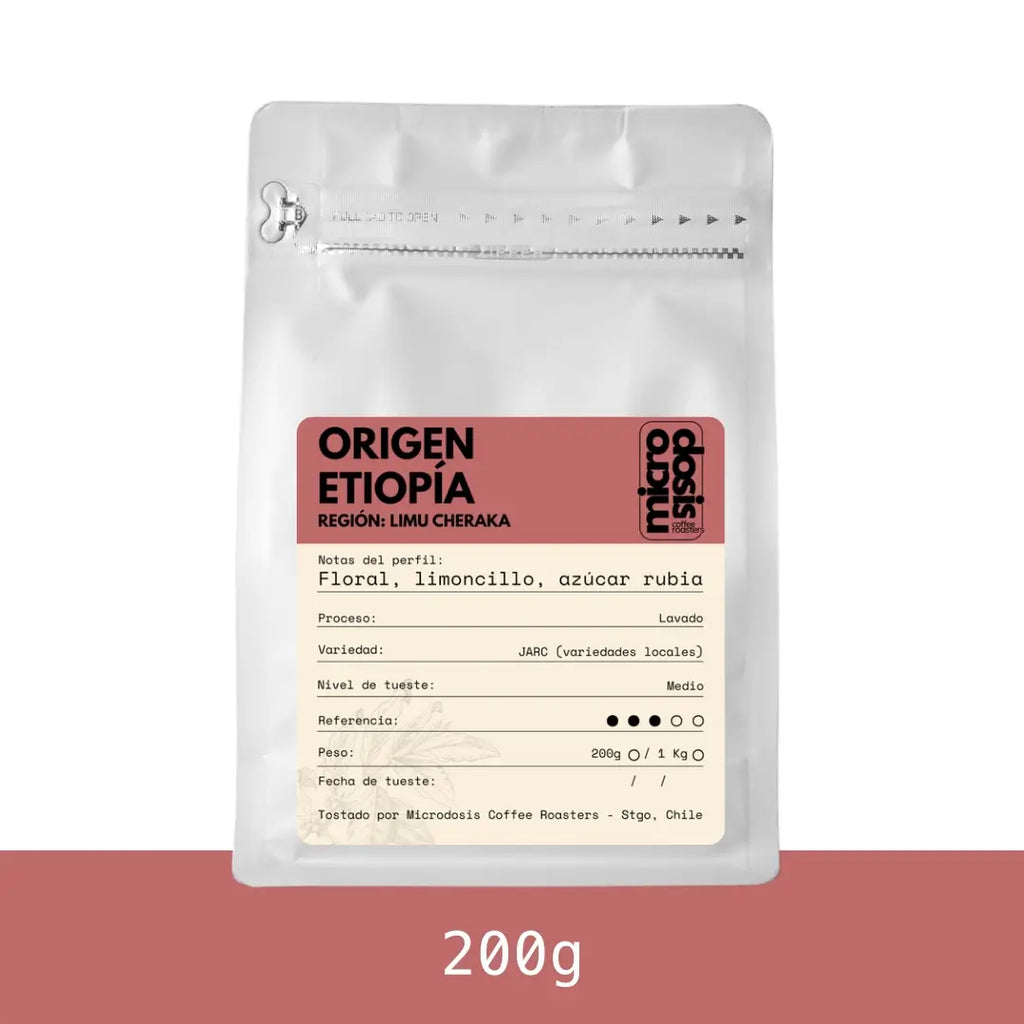 Café de especialidad · Origen Etiopía · Limu Cheraka
