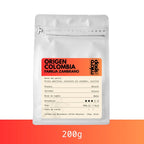 Café de especialidad · Origen Colombia · Familia Zambrano