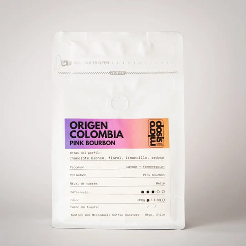 Café de especialidad ·  Colombia · Pink Bourbon